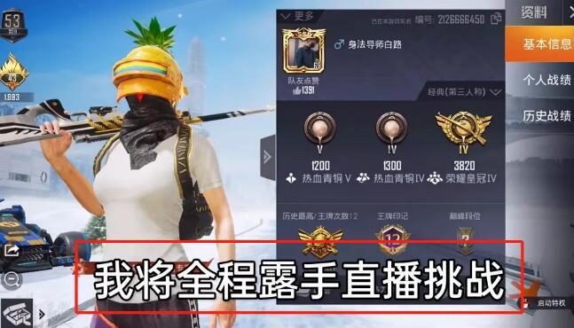 和平精英《挑战者》外挂